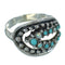 Turquoise Opal Genuine Sterling Silver Southwestern Ring Size 8-1/4 UX84305